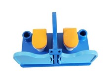 Playmobil 2 WC enfants + Plaque de fond + Séparation + 2 Portes Toilette 5567