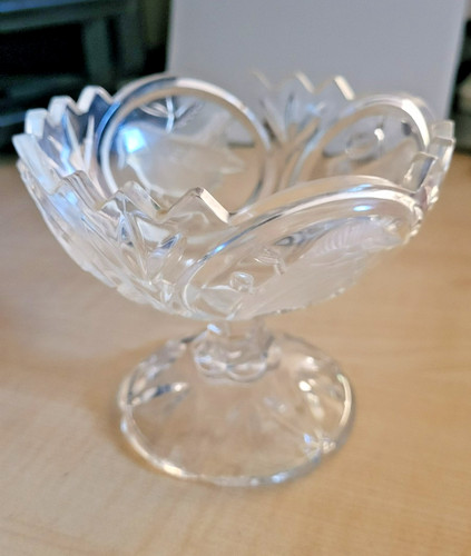 Compotier sur pied cristal - compotier,