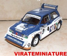 MG METRO 6R4 10° RALLYE 1000 LACS 1986 MALCOLM WILSON CHAMPION RALLY CARS 1/43
