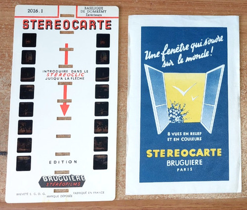 Carte stéréocarte - carte,