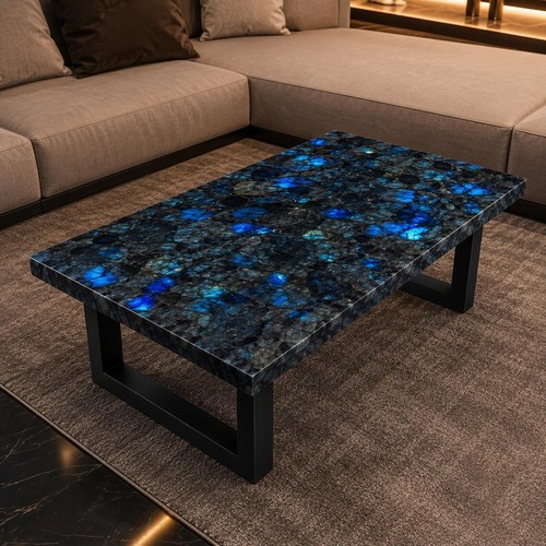 Labradorite coffee table top - top, |
