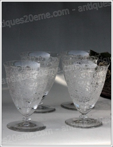 Set verres eau en - 4,