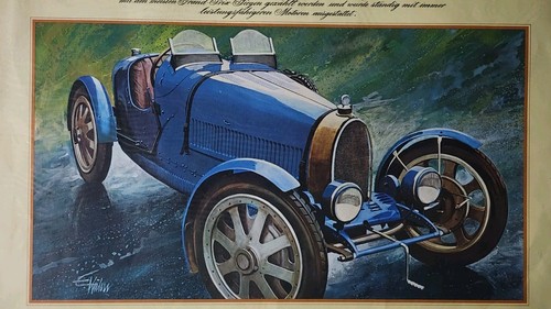 Vintage bugatti type 1924 - vintage,