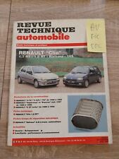 Revue technique Renault Clio 16s 1.7 RT 1.8 RT Baccara 1.8 16 S V renault clio 
