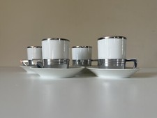 Lot Tasses Art Déco Limoges Porcelaine Ulim Vintage 