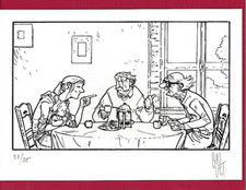 CAUUET/ LUPANO - LES VIEUX FOURNEAUX 4 (LES 3 VARIANTES en SERIGRAPHIE N°/Signé)