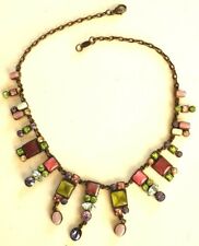 POGGI Paris collier multicolore Vintage 