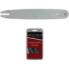 Guide 35 cm (14 pouces) + chaîne 50 maillons - Compatible tronçonneuses STIHL MS