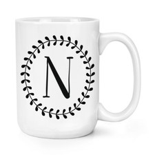 Lettre N Couronne Florale