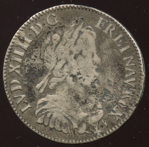 Louis xiv 4 ecu - (1643-1715), 1/4