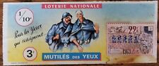 Billet de loterie nationale 1969 22e tr Gr1 - MUTILÉS DES YEUX -  Cairn Terrier 