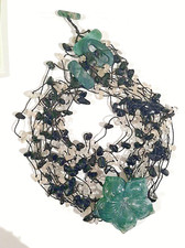 Lot Colliers en Jade ?? Bijoux Pierres Parure Montres Bagues Fantaisie