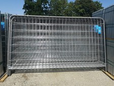 LOT de 30 clôtures de chantier avec cadre rond | 3,5 x 2,0 m | clôture mobile