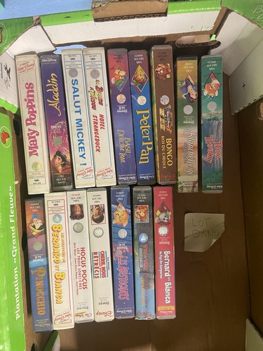 Lot cassettes vhs walt - lot,