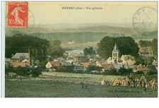 60 .n°39133 . hermes.vue generale.carte toilée
