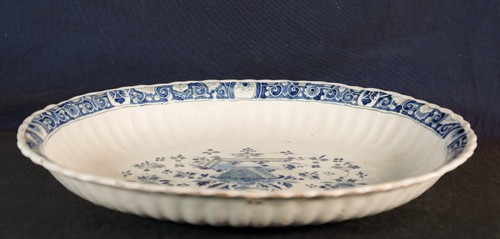 Plat ovale faïence - ovale, en