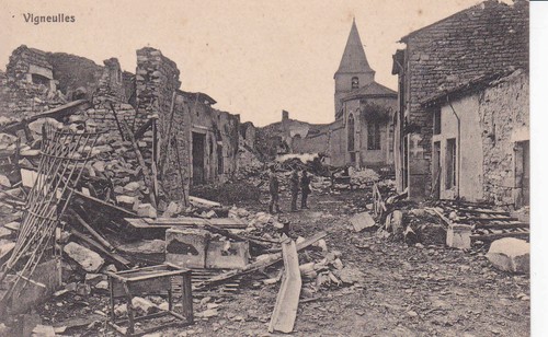 Vigneulles ruine une maison - ruine, d'une