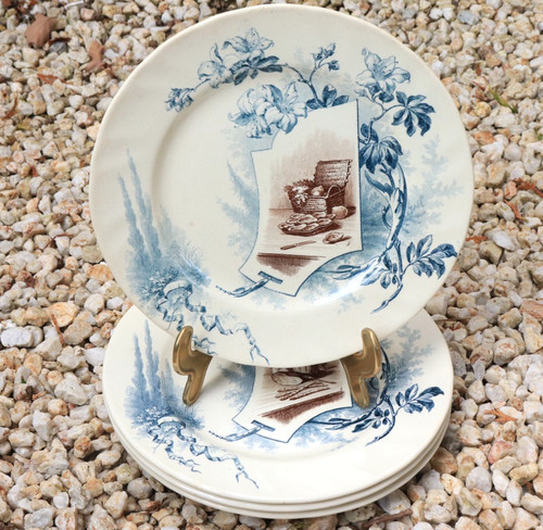 Lot assiette creil - 4,
