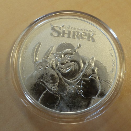 Niue shrek 2021 silver - niue,