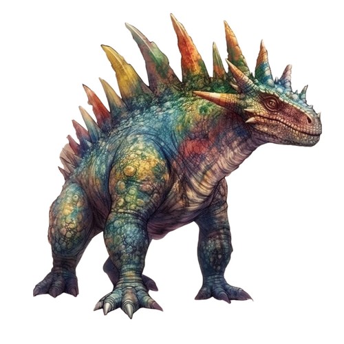 Autocollants dinosaures - 5, x