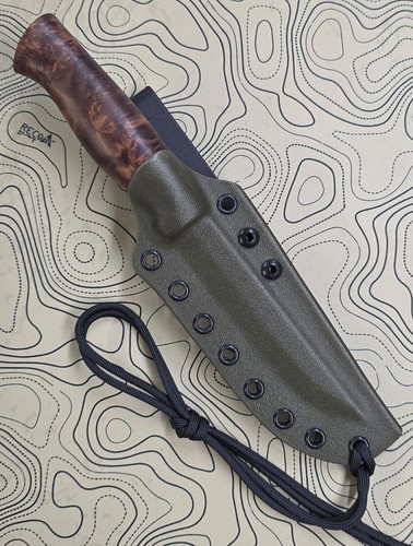 Kydex sheath for kellam puukko - kydex,