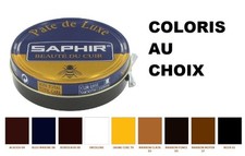 CIRAGE PATE DE LUXE EXTRA BRILLANT CUIR CHAUSSURE 50 ML SAPHIR  COLORIS AU CHOIX