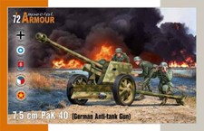 Special Hobby 100-SA72025 - 1:72 7,5 CM Pak 40 Allemand Anti-tank Pistolet -