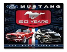 PLAQUE METAL  FORD MUSTANG -60