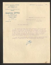 LURCY-LEVY (03) MACHINES & OUTILS à TRAVAILLER le BOIS "Gaston OTTO" en 1927