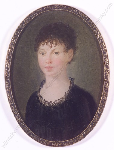 French lady portrait - "french, lady",