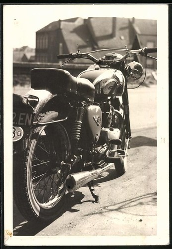 Photographie moto bsa vue - moto,