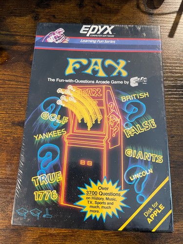 Fax epyx rare apple ii - -,