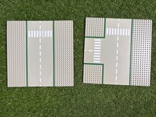 2 Plaque de Lego Route Gris