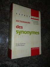 DICTIONNAIRE DES SYNONYMES