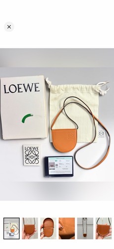 Loewe heel pouch mini - mini, tan