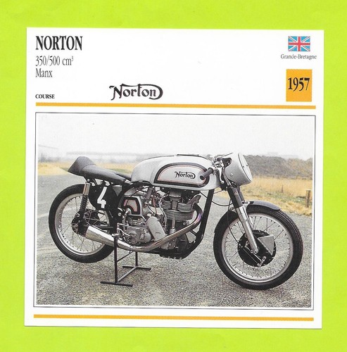Fiche moto norton 350 - fiche, /