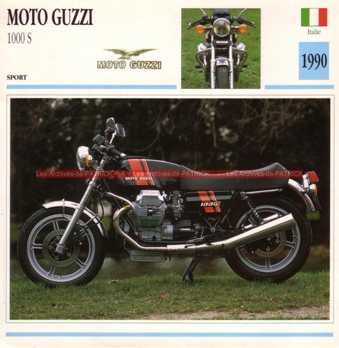 Moto guzzi 1000 1990 - moto, fiche