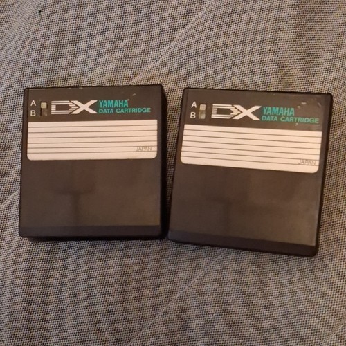 Yamaha dx7 data cartridge lot - dx7,