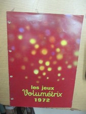 Catalogue Les Jeux Volumétrix