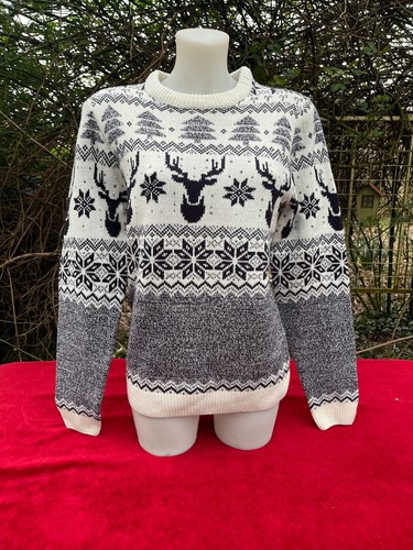 Pull noël avec motifs - noël,