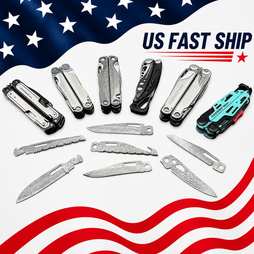 Usa stock vg10 damascus blade - damascus,
