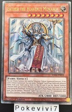 Carte YU-GI-OH! EHTHER THE HEAVENLY MONARCH RA04-EN018 QCSR NEUF