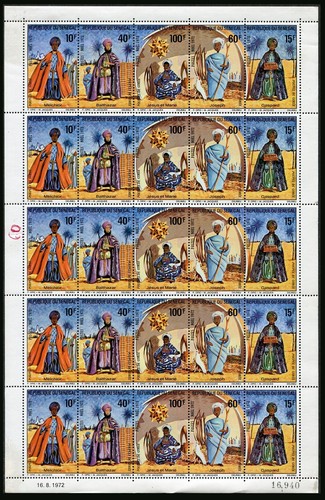 Senegal 381 385a sheet mnh - senegal, sheet,mnh.mi