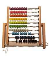 Boulier en bois éducatif