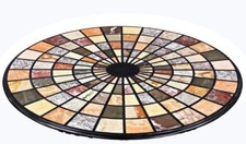 24 " Marbre Rond Table Top