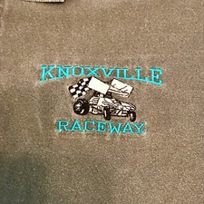 Knoxville Raceway Iowa Sprint Car polo black Medium excellent S/S