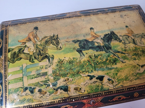 Boîte fer lithographié - boîte,