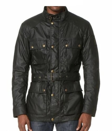 Veste cuir véritable - en,