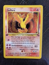 Carte Pokémon Sulfura 1ère Édition Holographique 12/62 Fr