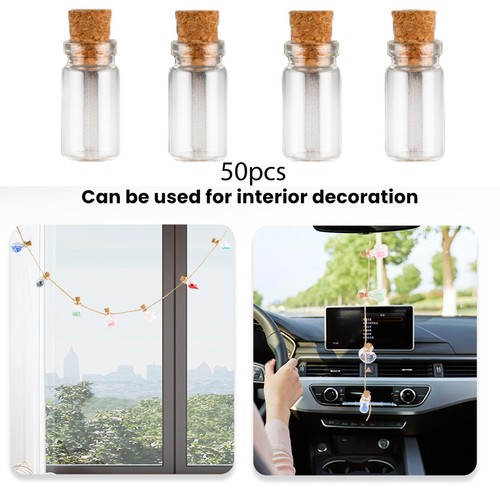 50x mini bouteilles verre - mini,
